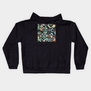 Fruit & Leaf Pattern Kids Hoodie